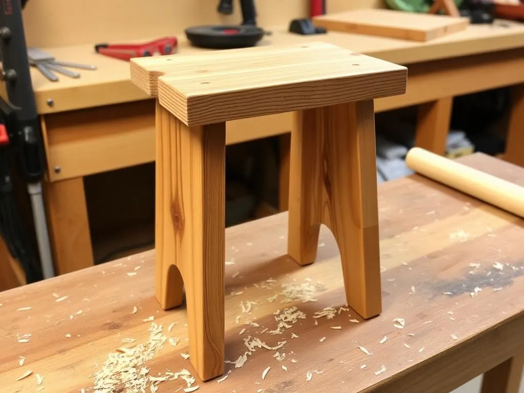 Quick Weekend Woodworking Projects PDF Mobile cedar side stool